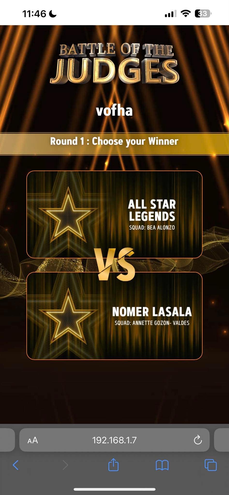 Battle of the Judges